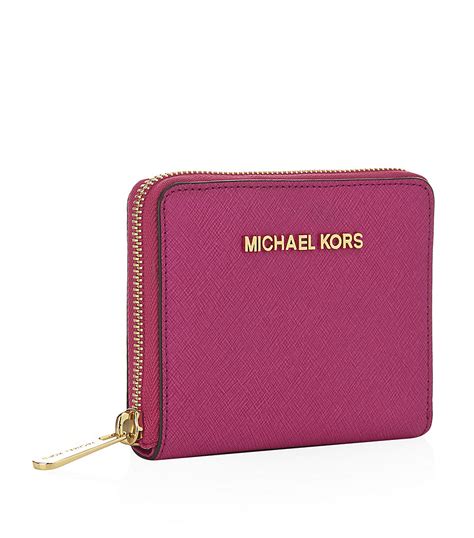 michael kors small logo wallet - pink - wallets|Michael Kors wallets sale clearance.